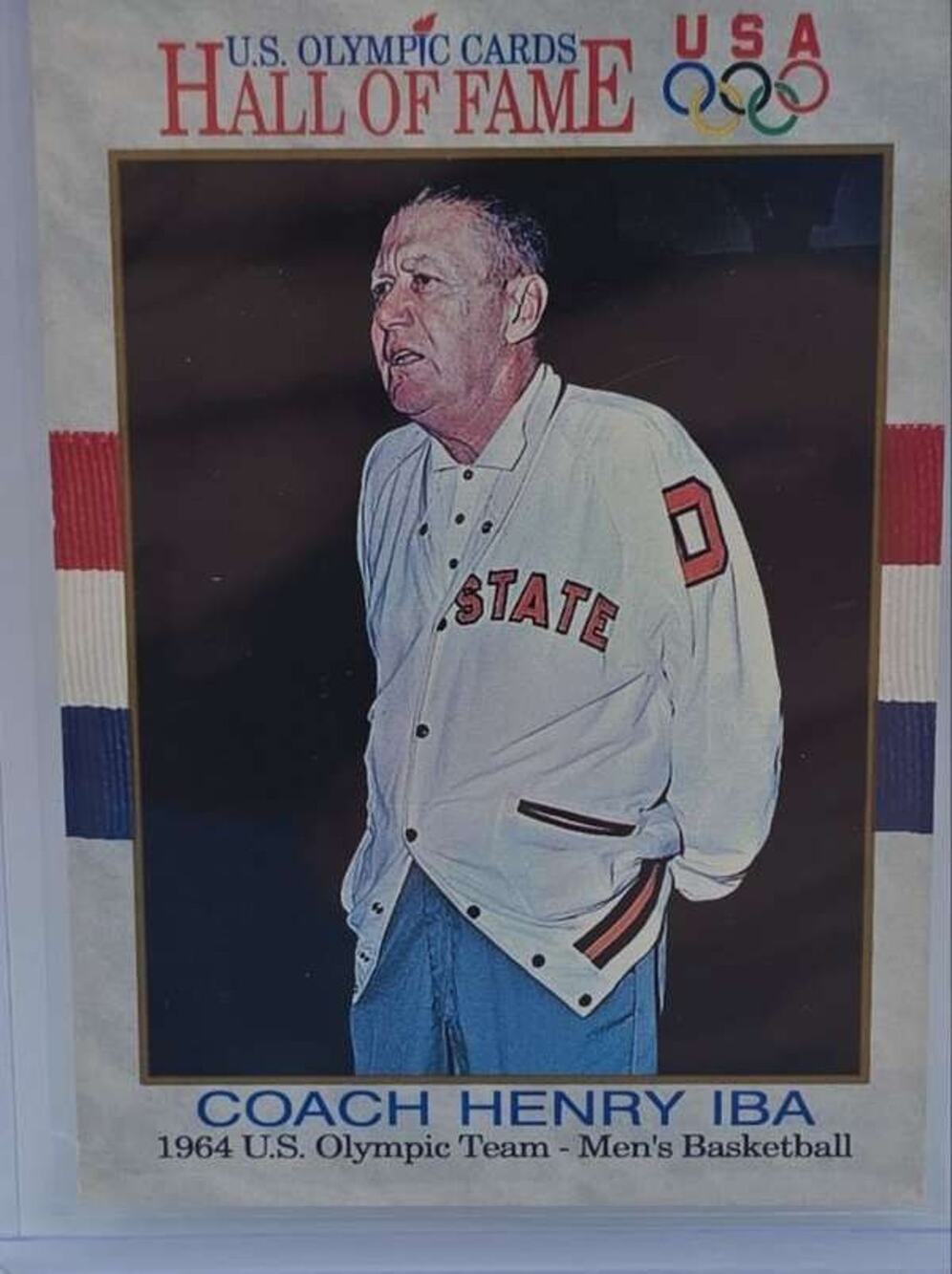 1991 Impel U.S. Olympic Hall of Fame #61 Coach Henry Iba Card